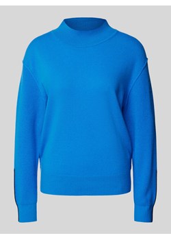 Sweter z dzianiny z żywej wełny ze stójką ze sklepu Peek&Cloppenburg  w kategorii Swetry damskie - zdjęcie 174759256