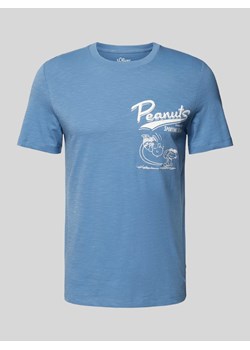 T-shirt o kroju regular fit z nadrukiem Peanuts ze sklepu Peek&Cloppenburg  w kategorii T-shirty męskie - zdjęcie 174759359