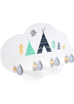 The Home Deco Kids Wieszak w kolorze białym ze wzorem - 34 x 22 x 5,5 cm ze sklepu Limango Polska w kategorii Pokój dziecięcy - zdjęcie 174762078
