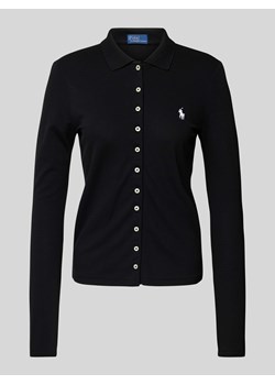 Koszulka polo o kroju slim fit z wyhaftowanym logo ze sklepu Peek&Cloppenburg  w kategorii Bluzki damskie - zdjęcie 174763369