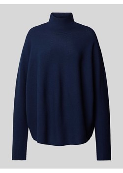 Sweter z dzianiny z żywej wełny ze stójką model ‘LYZA’ ze sklepu Peek&Cloppenburg  w kategorii Swetry damskie - zdjęcie 174763536