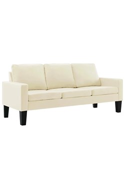 Kremowa sofa w stylu skandynawskim - Revex 3X ze sklepu Edinos.pl w kategorii Sofy i kanapy - zdjęcie 174763768