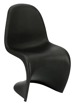 Designerskie krzesło czarne - Alvine ze sklepu Edinos.pl w kategorii Krzesła - zdjęcie 174766647