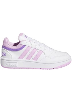 Buty adidas Hoops 3.0 K Jr IF2724 białe ze sklepu ButyModne.pl w kategorii Buty sportowe dziecięce - zdjęcie 174767368