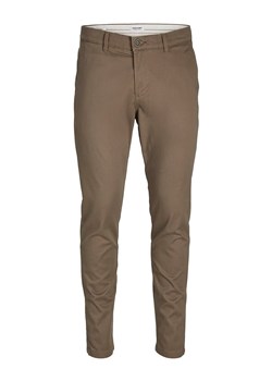 Jack &amp; Jones Spodnie chino w kolorze brązowym ze sklepu Limango Polska w kategorii Spodnie męskie - zdjęcie 174770699