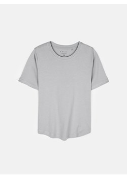 GATE T-shirt basic z bawełny z okrągłym dołem 34 ze sklepu gateshop w kategorii Bluzki damskie - zdjęcie 174771529