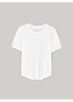 GATE T-shirt basic z bawełny z okrągłym dołem 34 ze sklepu gateshop w kategorii Bluzki damskie - zdjęcie 174771786