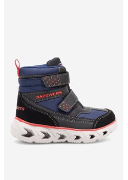 Botki Skechers 405052N NVBK ze sklepu ccc.eu w kategorii Buty zimowe dziecięce - zdjęcie 174773229