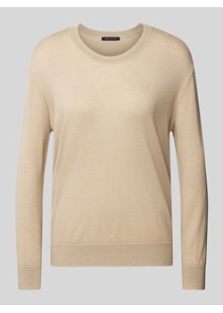 Sweter z dzianiny z okrągłym dekoltem ze sklepu Peek&Cloppenburg  w kategorii Swetry damskie - zdjęcie 174775008