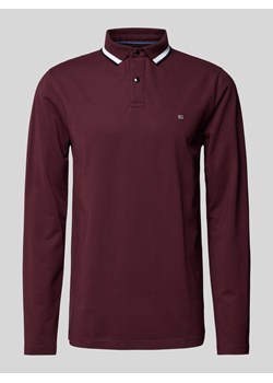 Sweter z dzianiny z kołnierzykiem polo ze sklepu Peek&Cloppenburg  w kategorii Swetry męskie - zdjęcie 174775258