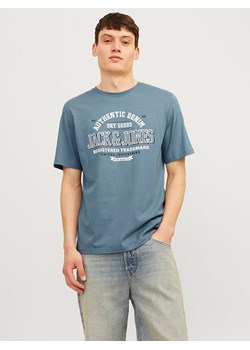 Jack &amp; Jones Koszulka w kolorze błękitnym ze sklepu Limango Polska w kategorii T-shirty męskie - zdjęcie 174776567