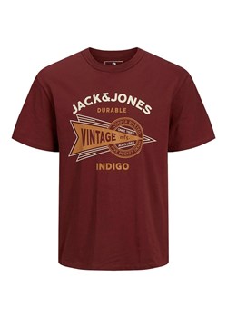 Jack &amp; Jones Koszulka w kolorze bordowym ze sklepu Limango Polska w kategorii T-shirty męskie - zdjęcie 174776667