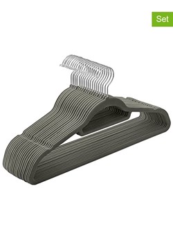 Songmics Wieszaki (20 szt.) w kolorze srebrno-jasnoszarym na ubrania - 43,5 x 22,5 cm ze sklepu Limango Polska w kategorii Szafy - zdjęcie 174776719