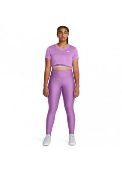 Damskie legginsy treningowe Under Armour Tech HiRise Legging - fioletowe ze sklepu Sportstylestory.com w kategorii Spodnie damskie - zdjęcie 174777177