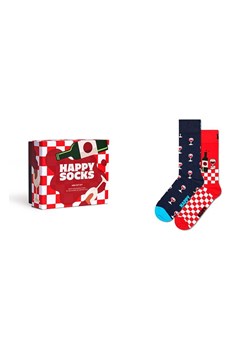 Happy Socks skarpetki GIFTBOX 2-Pack Wine Gift Set 2-pack P001837 ze sklepu ANSWEAR.com w kategorii Skarpetki damskie - zdjęcie 174779436