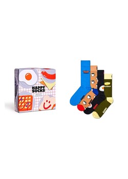 Happy Socks skarpetki 4-Pack Breakfast Gift Set P001725 ze sklepu ANSWEAR.com w kategorii Skarpetki damskie - zdjęcie 174779459