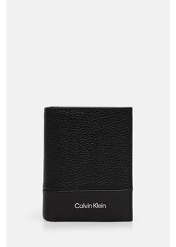 Calvin Klein portfel skórzany męski kolor czarny K50K512316 ze sklepu ANSWEAR.com w kategorii Portfele męskie - zdjęcie 174779925