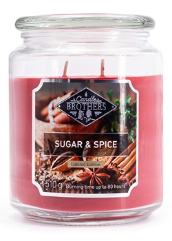 Candle Brothers Świeca zapachowa "Sugar & Spice" - 510 g - id: 15047100 - marki Candle Brothers - 174786936 Candle Brothers Świeca zapachowa "Sugar & Spice" - 510 g ze sklepu Limango Polska w kategorii Świece i dyfuzory - zdjęcie 174786936
