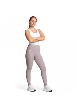 Damskie legginsy treningowe Under Armour Motion UHR Legging - beżowe ze sklepu Sportstylestory.com w kategorii Spodnie damskie - zdjęcie 174787058