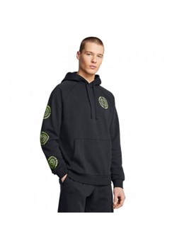 Męska bluza dresowa z kapturem Under Armour UA Rival Fleece Hbr Logo Hd - czarna ze sklepu Sportstylestory.com w kategorii Bluzy męskie - zdjęcie 174787065