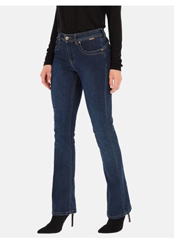 Granatowe jeansy damskie typu bootcut Red Button Babette ze sklepu Eye For Fashion w kategorii Jeansy damskie - zdjęcie 174788888