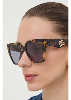 Dolce &amp; Gabbana okulary przeciwsłoneczne damskie 0DG4438 ze sklepu ANSWEAR.com w kategorii Okulary przeciwsłoneczne damskie - zdjęcie 174789418