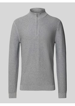 Sweter z dzianiny o kroju slim fit ze stójką ze sklepu Peek&Cloppenburg  w kategorii Swetry męskie - zdjęcie 174791056