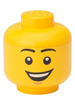LEGO Pojemnik &quot;Happy Boy&quot; w kolorze żółtym - wys. 11,5 x Ø 10,2 cm ze sklepu Limango Polska w kategorii Kosze i pudełka na zabawki - zdjęcie 174791766
