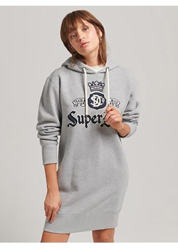 Superdry Sukienka dresowa w kolorze szarym ze sklepu Limango Polska w kategorii Sukienki - zdjęcie 174791805