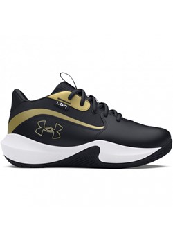 Dziecięce buty do koszykówki Under Armour UA Ps Lockdown 7 - czarne ze sklepu Sportstylestory.com w kategorii Buty sportowe dziecięce - zdjęcie 174792077