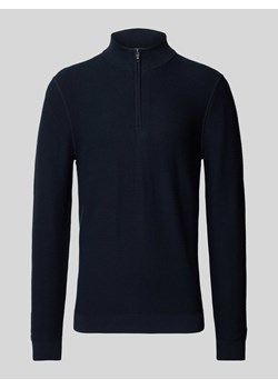 Sweter z dzianiny o kroju slim fit ze stójką ze sklepu Peek&Cloppenburg  w kategorii Swetry męskie - zdjęcie 174800207