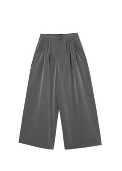 Cropp - Spodnie wide leg - szary ze sklepu Cropp w kategorii Spodnie damskie - zdjęcie 174802505