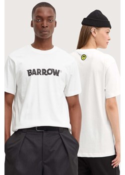 Barrow t-shirt bawełniany kolor beżowy z nadrukiem F4BWUATH144 ze sklepu ANSWEAR.com w kategorii T-shirty męskie - zdjęcie 174805579