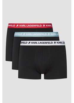 KARL LAGERFELD Zestaw czarnych bokserek 3PACKLogo Trunk Colorband, Wybierz rozmiar XL ze sklepu outfit.pl w kategorii Majtki męskie - zdjęcie 174808408