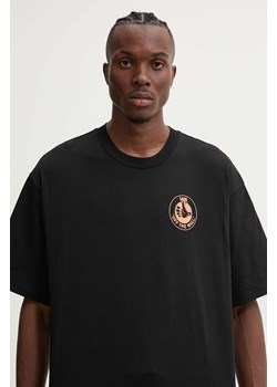 Vans t-shirt bawełniany męski kolor czarny z nadrukiem VN000KTJBLK1 ze sklepu ANSWEAR.com w kategorii T-shirty męskie - zdjęcie 174809696