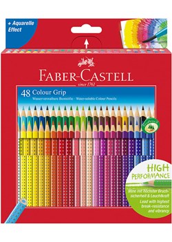 Faber-Castell Kredki (48 szt.) "Colour Grip" ze sklepu Limango Polska w kategorii Akcesoria biurowe - zdjęcie 174810275