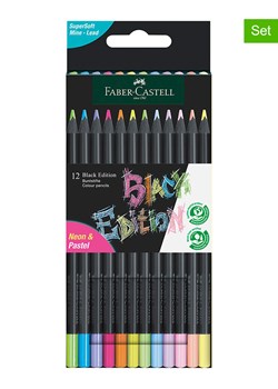 Faber-Castell Kredki (24 szt.) &quot;Black Edition - Neon + Pastell&quot; ze sklepu Limango Polska w kategorii Akcesoria biurowe - zdjęcie 174810459