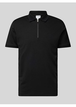 Koszulka polo z krótkim zamkiem błyskawicznym model ‘FAVE’ ze sklepu Peek&Cloppenburg  w kategorii T-shirty męskie - zdjęcie 174810975