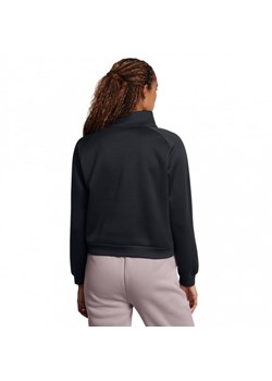 Damska bluza treningowa Under Armour UA Armour Fleece Pro  Zip - czarna ze sklepu Sportstylestory.com w kategorii Bluzy damskie - zdjęcie 174813916