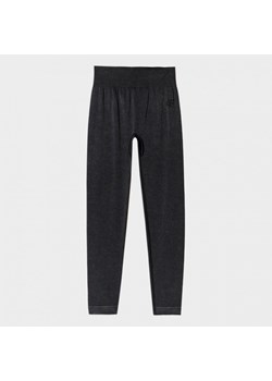 Dziewczęce legginsy basic 4F 4FJRAW24TTIGF212 - czarne ze sklepu Sportstylestory.com w kategorii Spodnie dziewczęce - zdjęcie 174813939