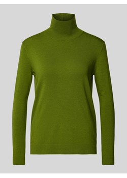 Sweter z dzianiny ze stójką model ‘KIKU’ ze sklepu Peek&Cloppenburg  w kategorii Swetry damskie - zdjęcie 174817928