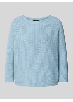 Sweter z dzianiny z okrągłym dekoltem model ‘XENO’ ze sklepu Peek&Cloppenburg  w kategorii Swetry damskie - zdjęcie 174818158