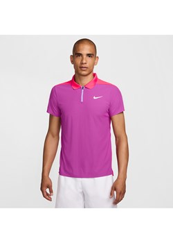 Męska koszulka polo do tenisa Dri-FIT ADV NikeCourt Slam Ultimate - Fiolet ze sklepu Nike poland w kategorii T-shirty męskie - zdjęcie 174818556