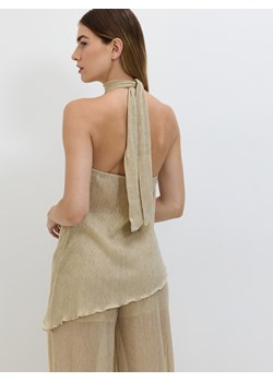 Reserved - Top halter - kremowy ze sklepu Reserved w kategorii Bluzki damskie - zdjęcie 174827875