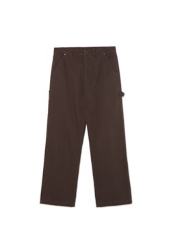 Cropp - Brązowe spodnie wide leg - brązowy ze sklepu Cropp w kategorii Spodnie męskie - zdjęcie 174842815