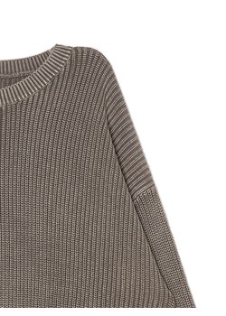Cropp - Beżowy sweter z prążkowanej dzianiny - beżowy ze sklepu Cropp w kategorii Swetry męskie - zdjęcie 174843619