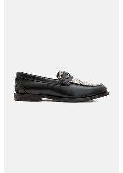 AllSaints mokasyny skórzane Harmon Loafer męskie kolor czarny M024FB ze sklepu ANSWEAR.com w kategorii Mokasyny męskie - zdjęcie 174848045