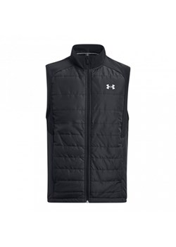 Męski bezrękawnik do biegania Under Armour Launch Pro Insulated Vest - czarny ze sklepu Sportstylestory.com w kategorii Kamizelki męskie - zdjęcie 174849258