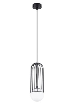 Czarna lampa wisząca druciana nad wyspę - A606 S9-B30 ze sklepu Edinos.pl w kategorii Lampy wiszące - zdjęcie 174849735