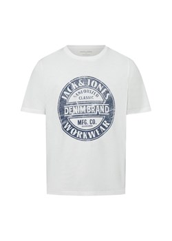 Jack & Jones Koszulka męska - JJJeans Tee Mężczyźni Bawełna écru nadruk ze sklepu vangraaf w kategorii T-shirty męskie - zdjęcie 174850095